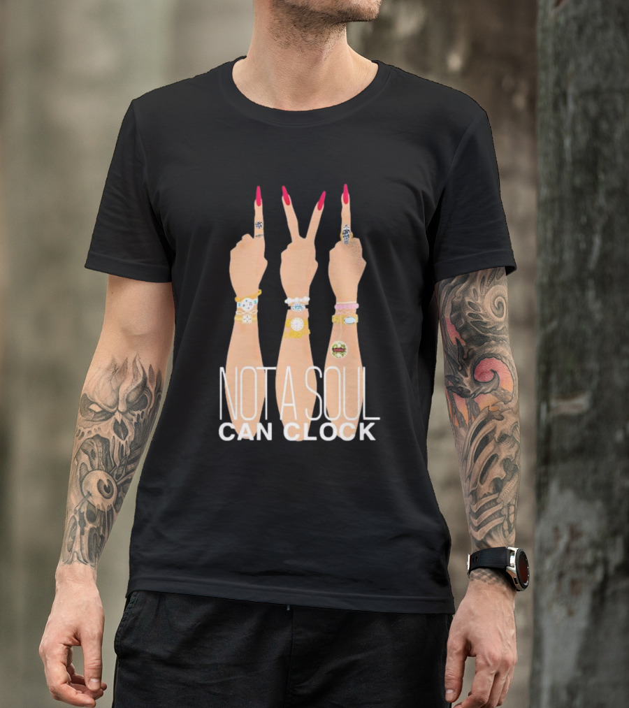 Monica Beverly Hillz Not A Soul Can Clock Hands T-Shirt