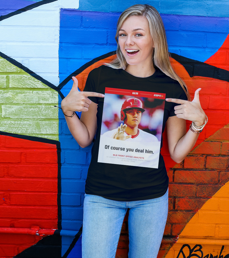 ESPN+ Shohei Ohtani MLB Front Office Analysts Trade Discussion T-Shirt