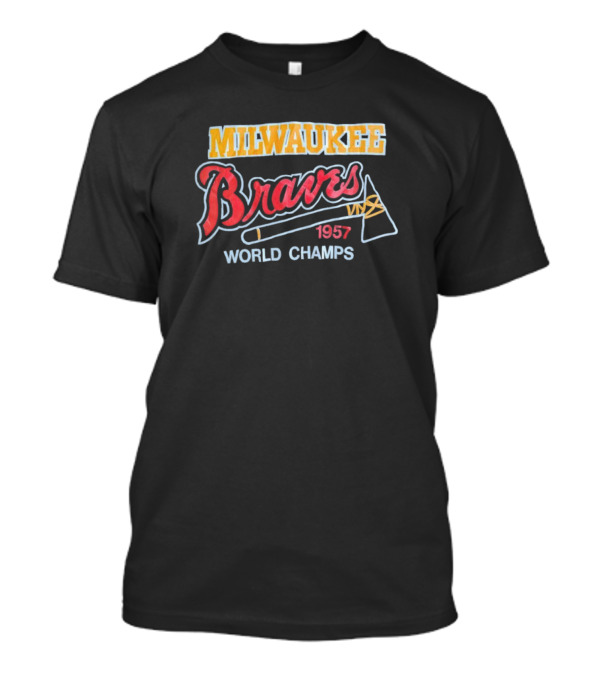 Milwaukee Braves World Champs 1957 T-Shirt