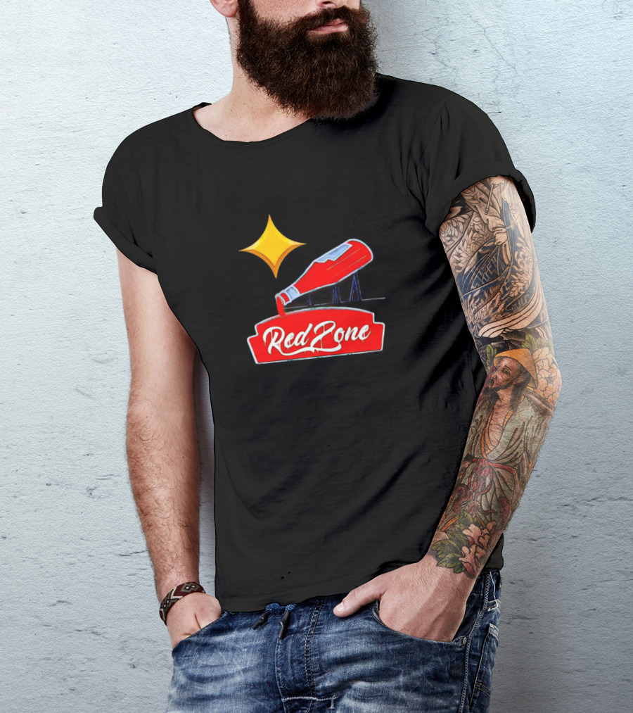 Red Zone Pittsburgh Steelers Ketchup Bottle T-Shirt