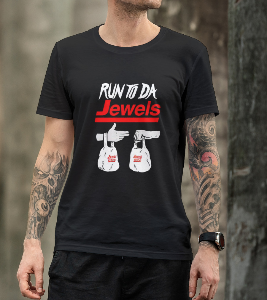 Run To Da Jewels Jewel Osco Bags With Iconic T-Shirt