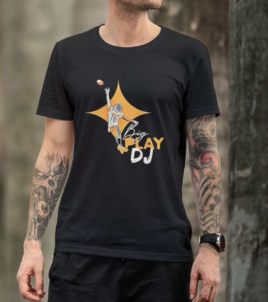Big Play DJ Pittsburgh Steelers Football Star Catch 18 T-Shirt