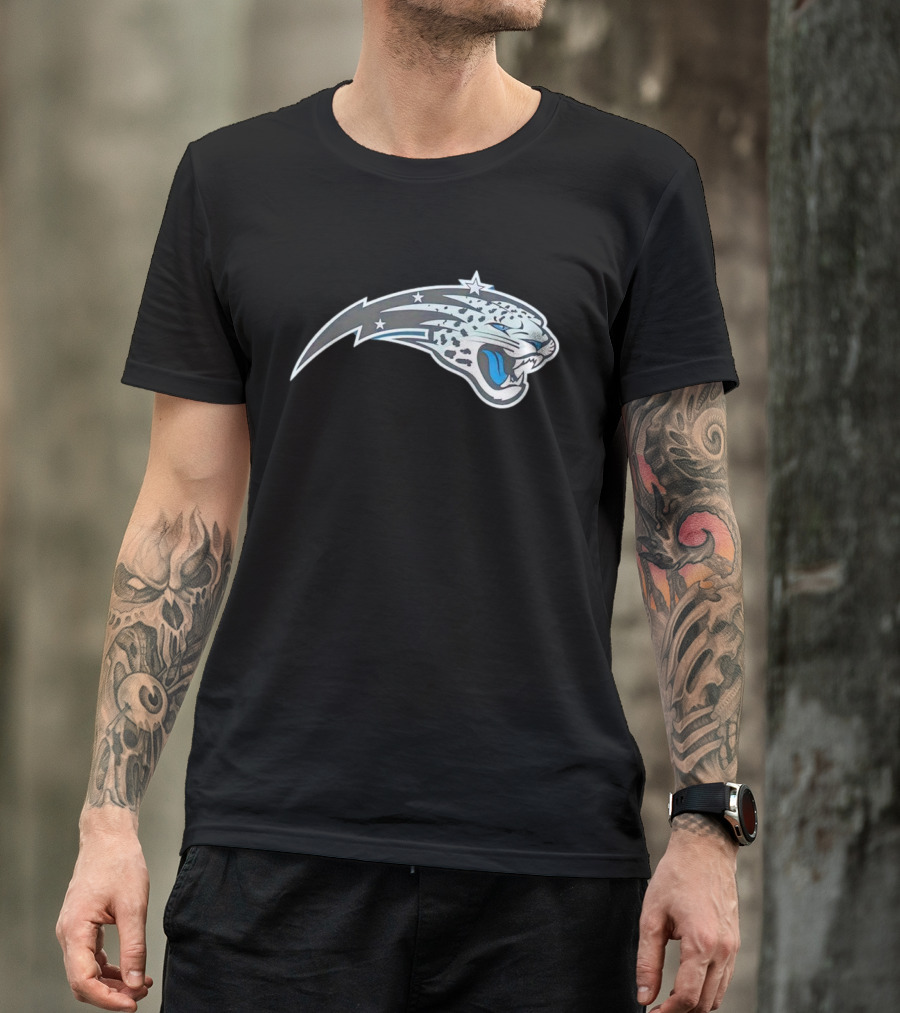Orlando Magic Jacksonville Jaguars Crossover Emblem T-Shirt