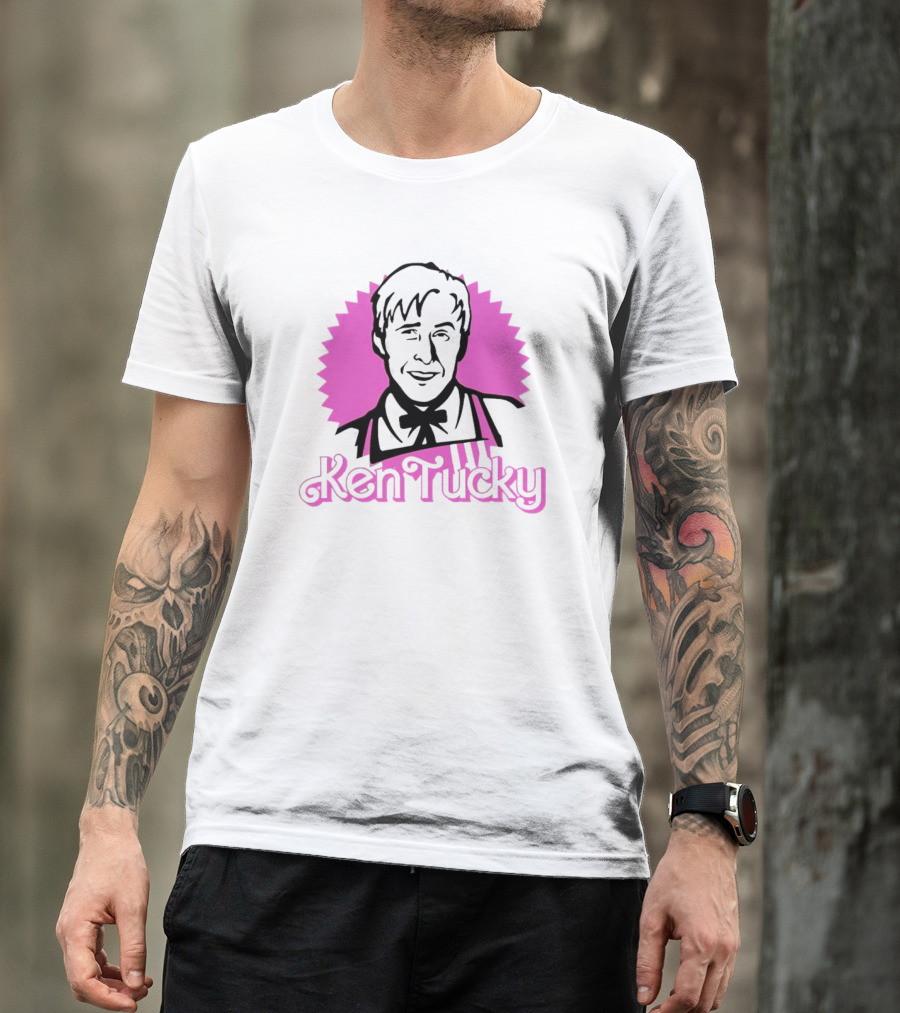 Ryan Gosling Ken Tucky Barbie Mashup T-Shirt