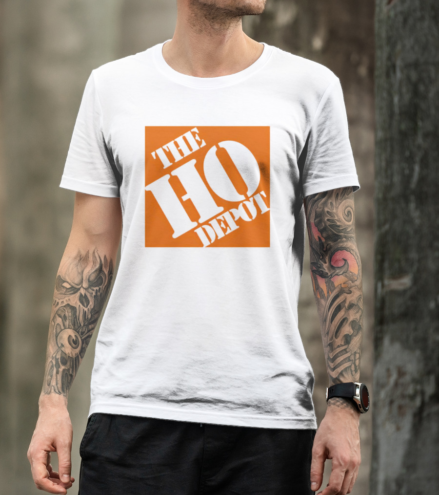 The Ho Depot Orange Square T-Shirt