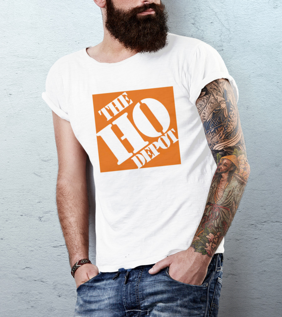 The Ho Depot Orange Square T-Shirt