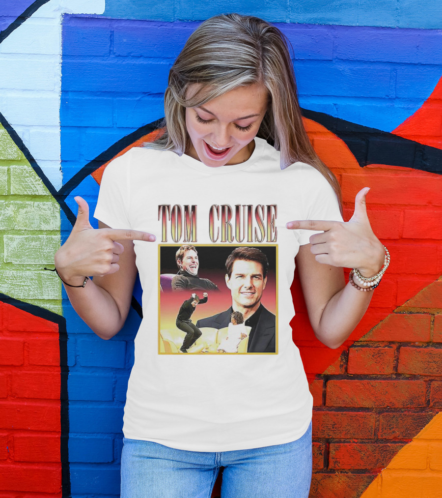 Tom Cruise Vintage 90s Picture Collage T-Shirt
