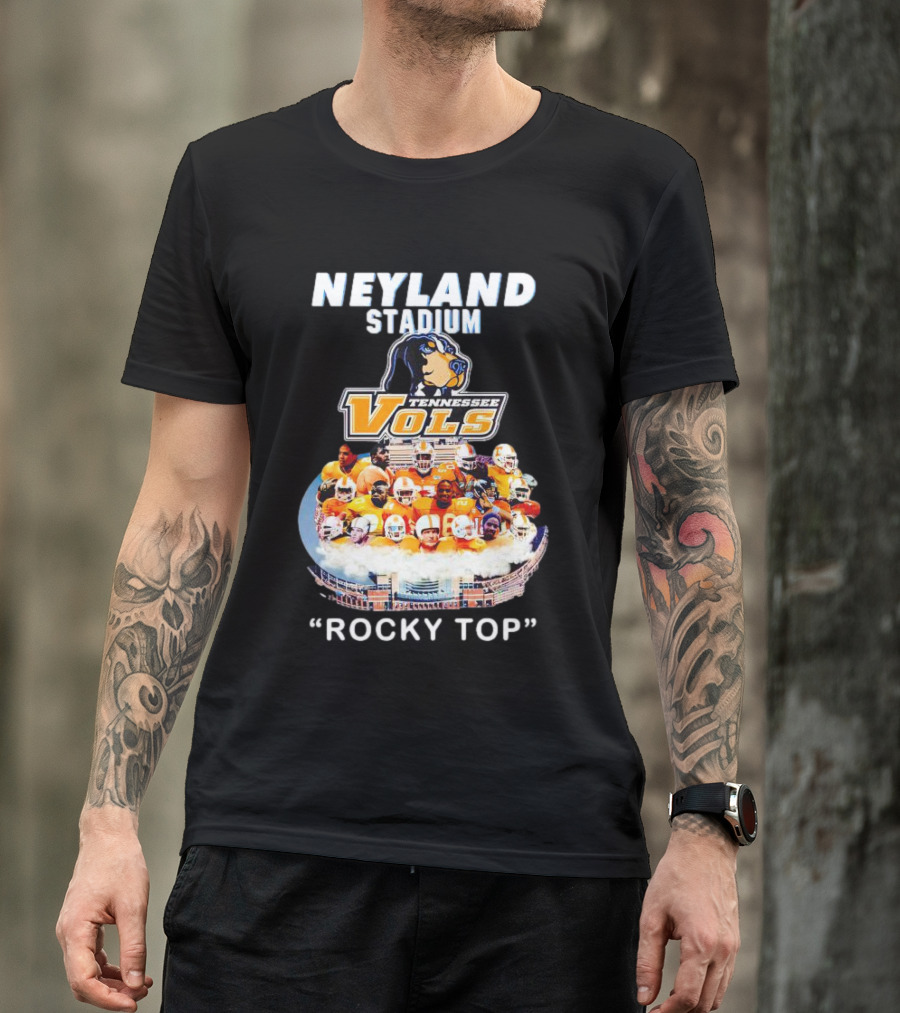 Neyland Stadium Tennessee Vols Rocky Top Football Team T-Shirt