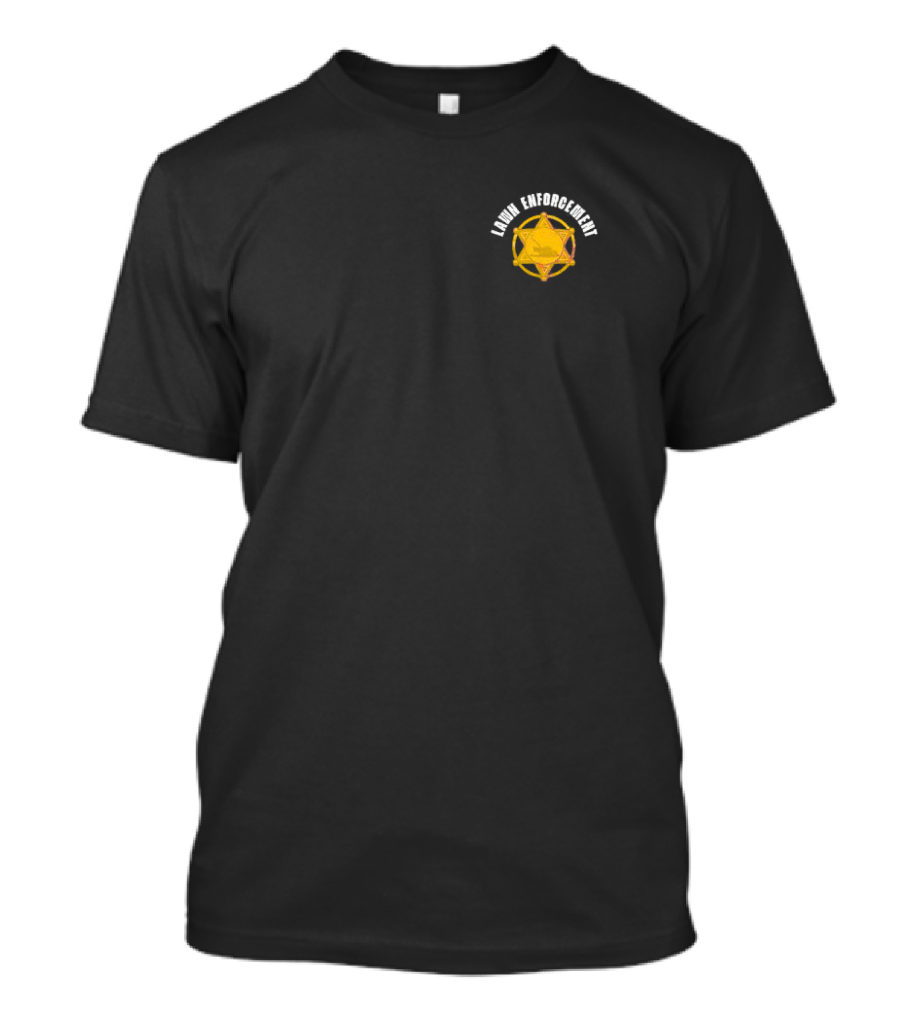 Lawn Enforcement Star Badge T-Shirt