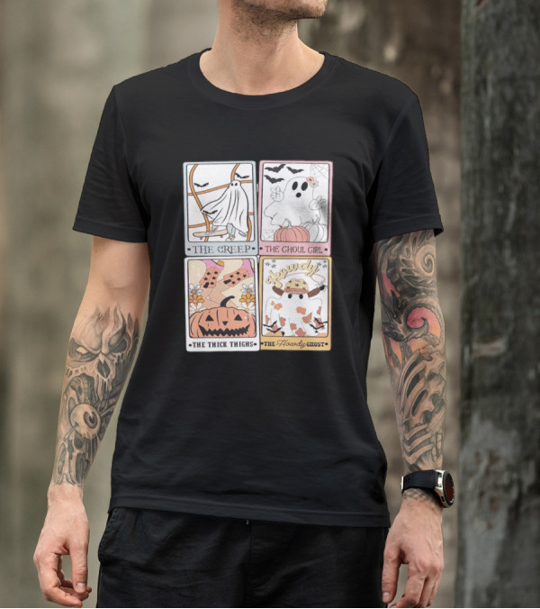 The Creep The Ghoul Girl The Thick Thighs The Howdy Ghost T-Shirt