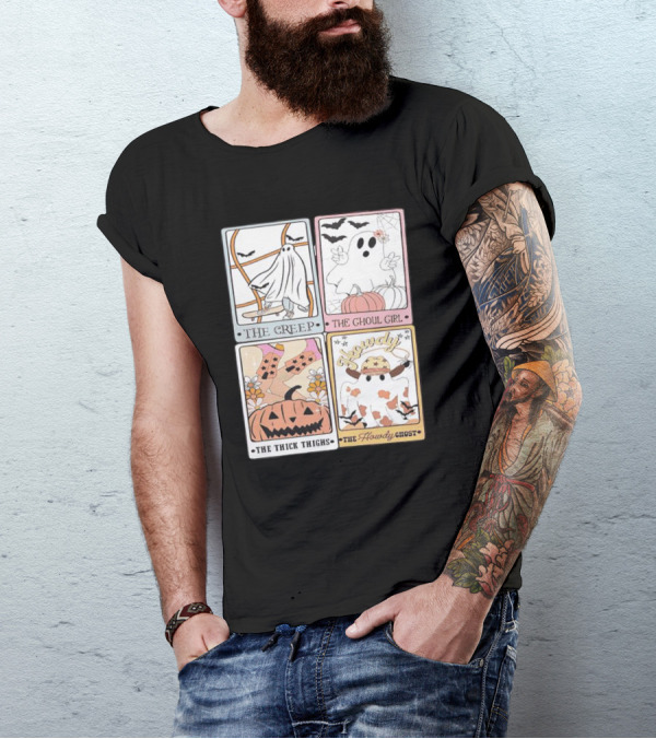The Creep The Ghoul Girl The Thick Thighs The Howdy Ghost T-Shirt