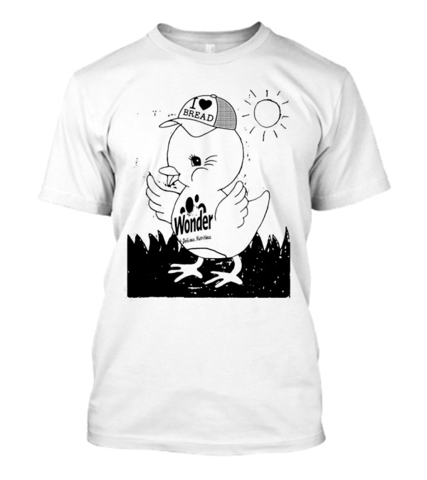 Wonder Duck I Love Bread Sun Hat T-Shirt