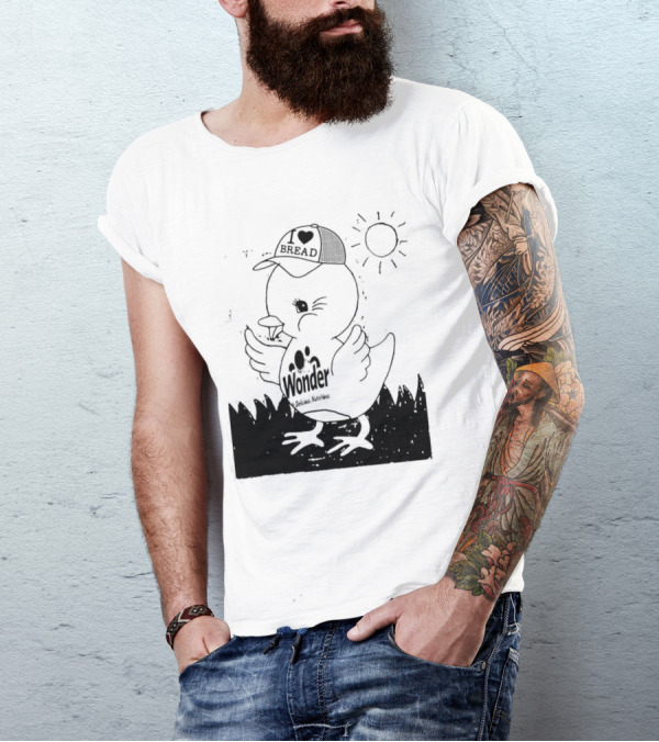 Wonder Duck I Love Bread Sun Hat T-Shirt