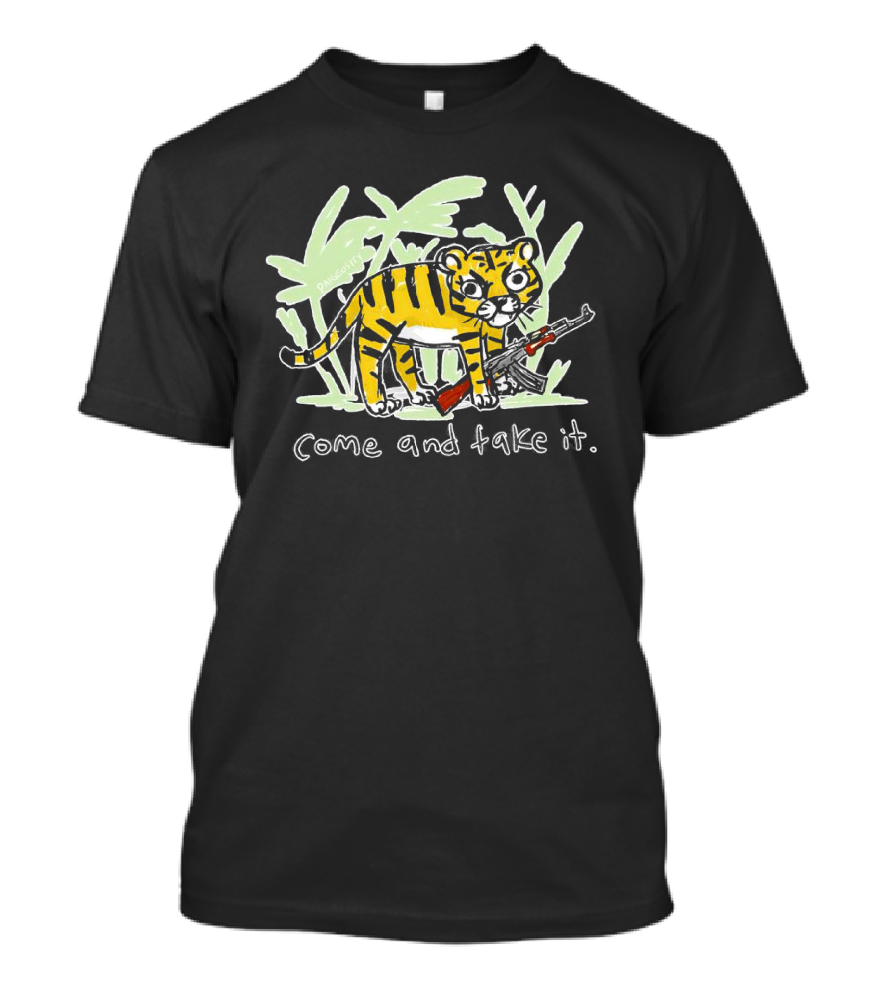 Tiger Jungle AK-47 Come And Take It T-Shirt