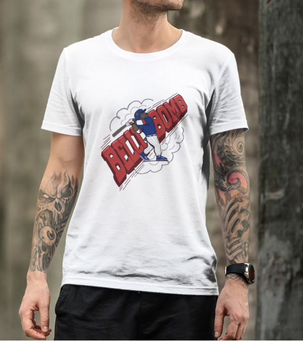Cody Bellinger Belli Bomb Baseball Hit Iconic Swing T-Shirt