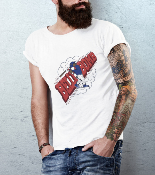 Cody Bellinger Belli Bomb Baseball Hit Iconic Swing T-Shirt