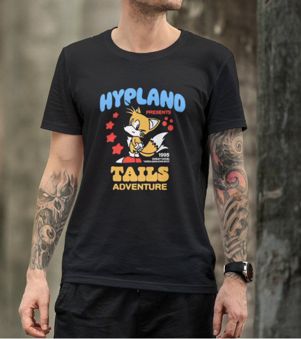 Hypland Presents 1995 Tails Adventure Cheat Code ADEG-AA2A-51A6-6D13 T-Shirt
