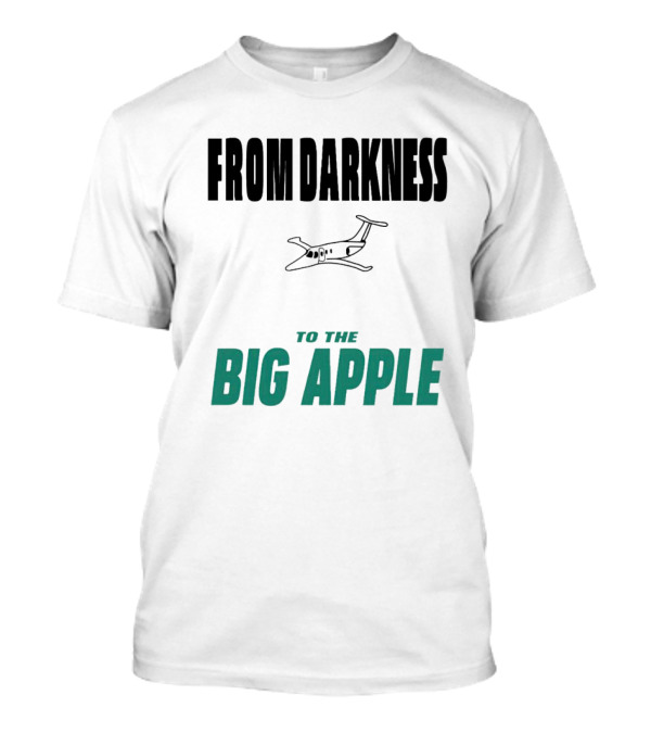 From Darkness To The Big Apple Aaron Rodgers Journey T-Shirt