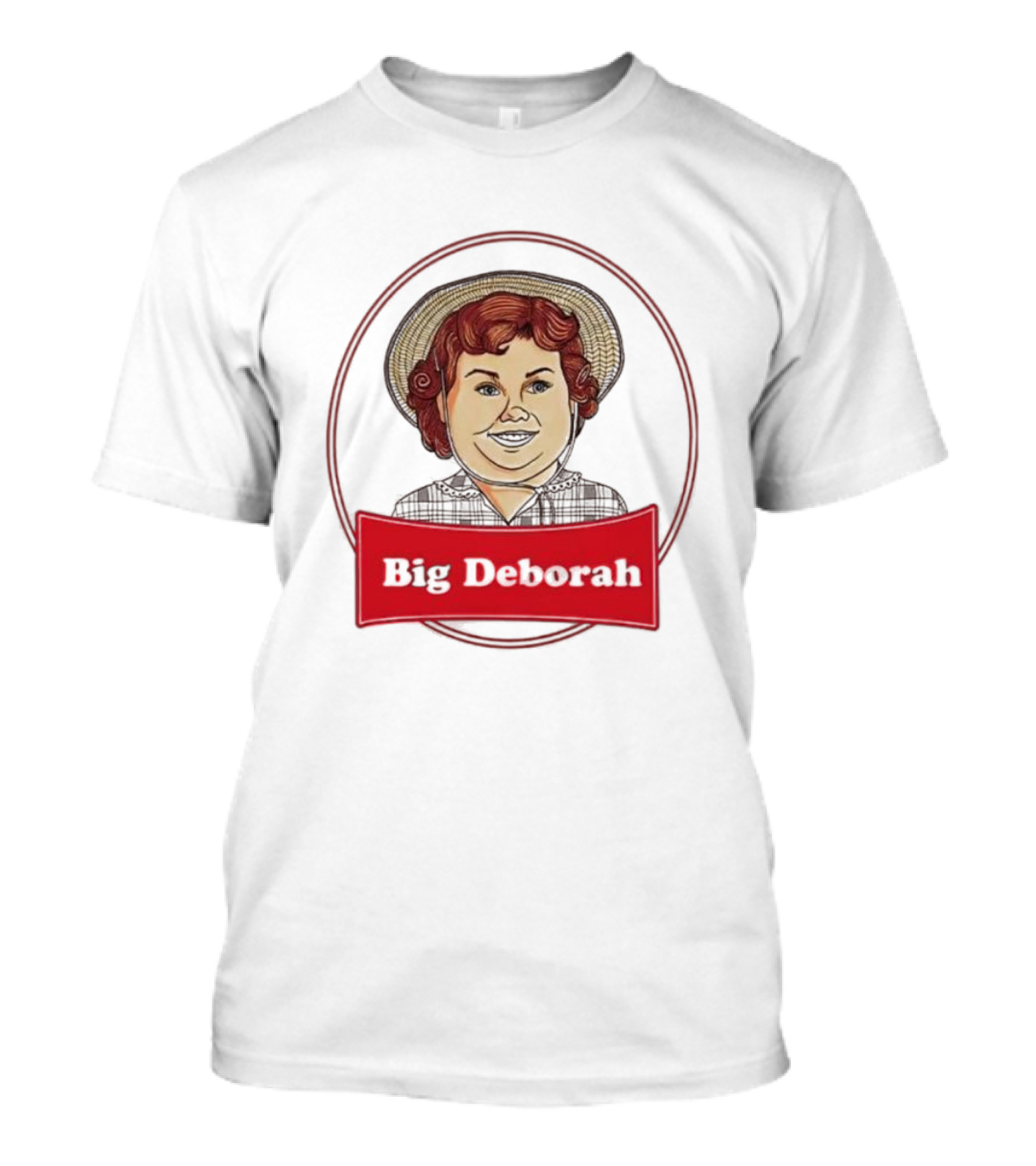 Big Deborah Retro Style Character T-Shirt
