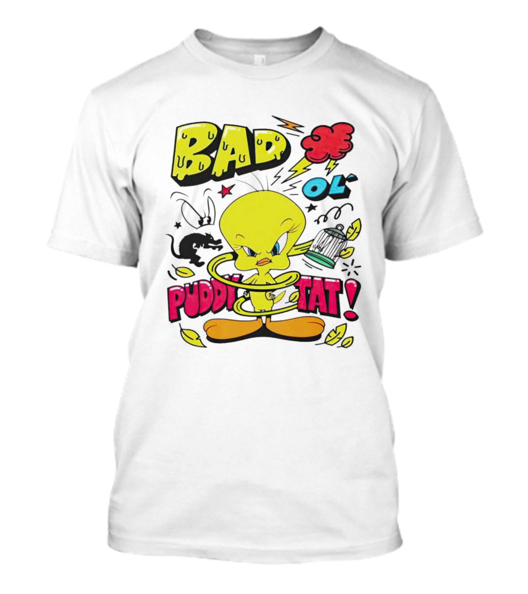 Tweety Bad Ol Puddy Tat T-Shirt