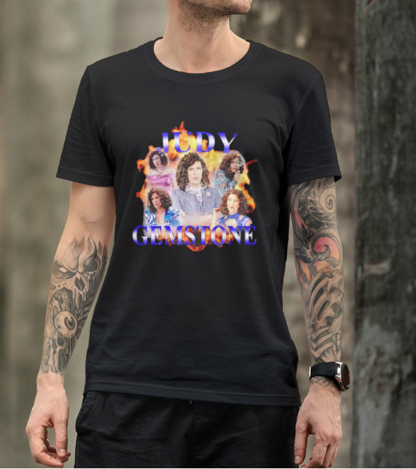 Judy Gemstone Fiery Montage T-Shirt