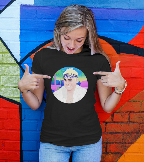 Ken The Patriarchy Is Not Horses Retro Pop Art Style With Blonde Hair And Headband T-Shirt
