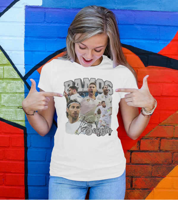 Ramos Sergio Real Madrid Football Soccer T-Shirt