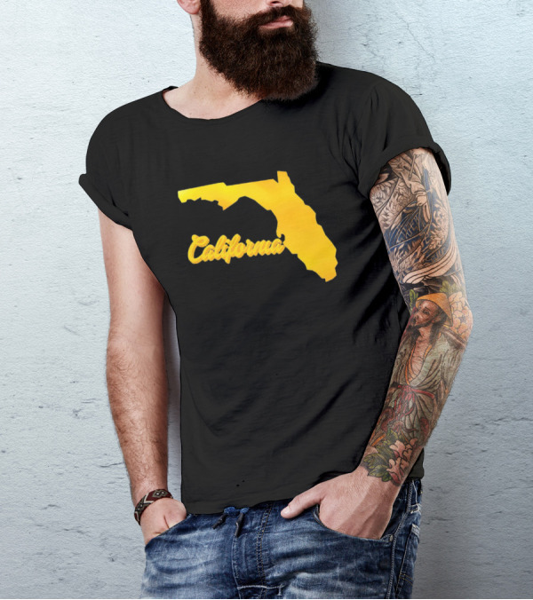 California Florida Map Playful Twist T-Shirt