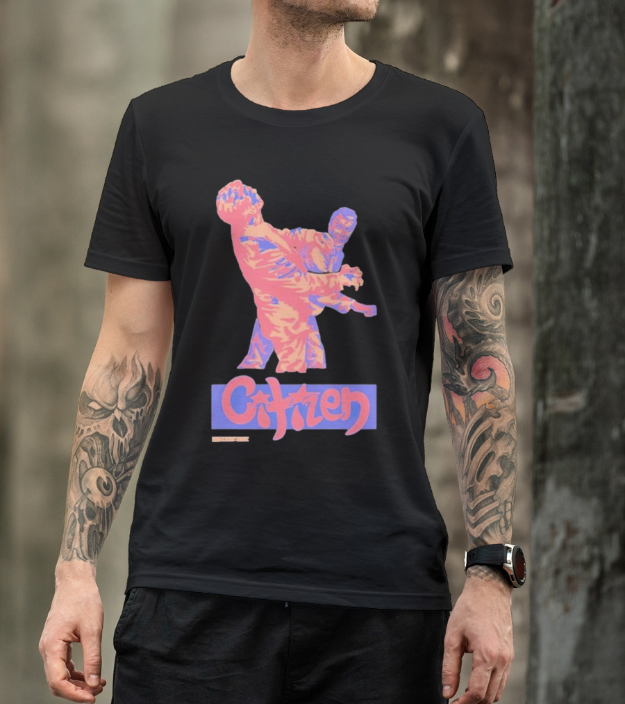 Citizen Fight Beat Retro Martial Arts Duo T-Shirt