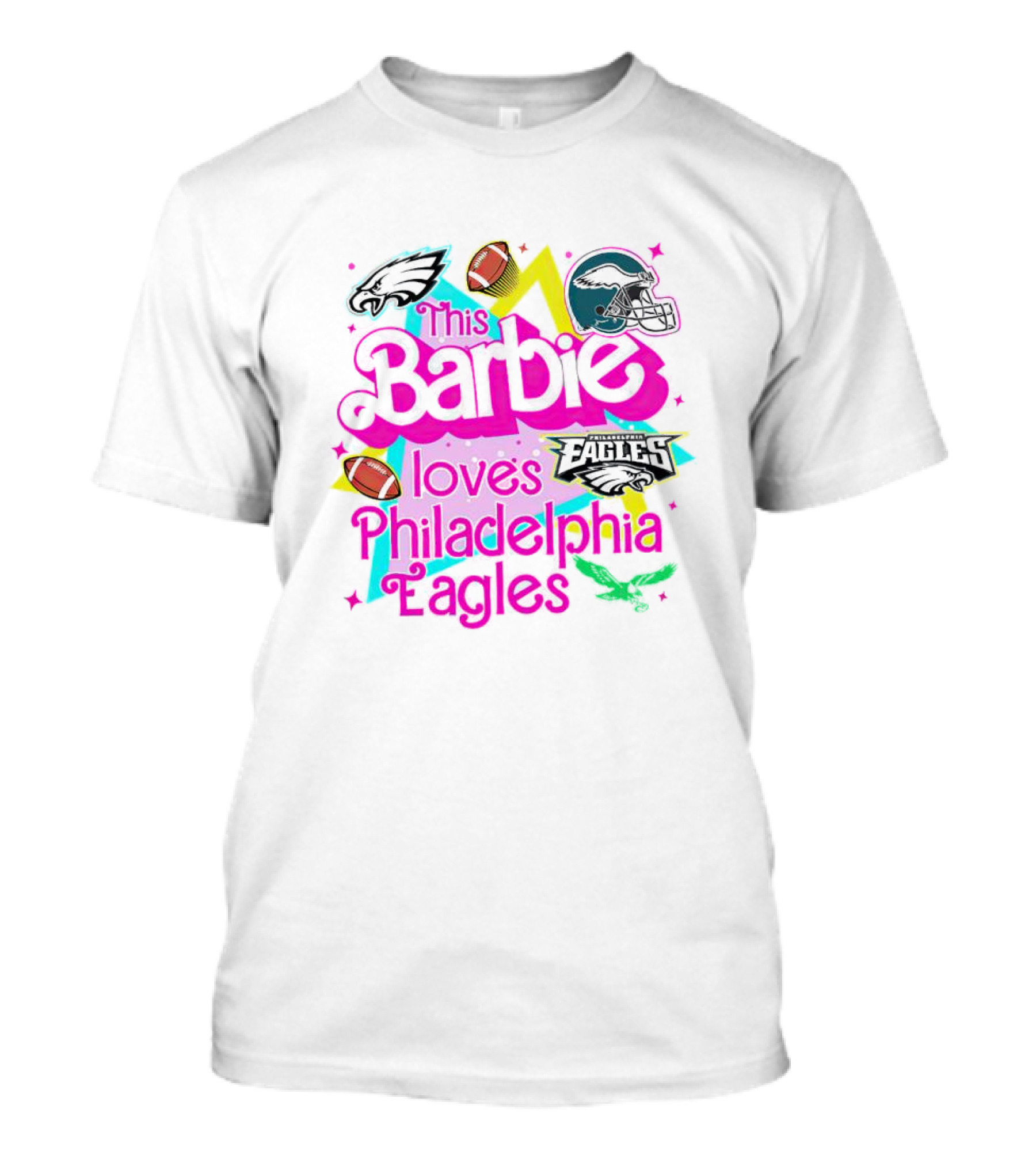 This Barbie Loves Philadelphia Eagles Football Team T-Shirt