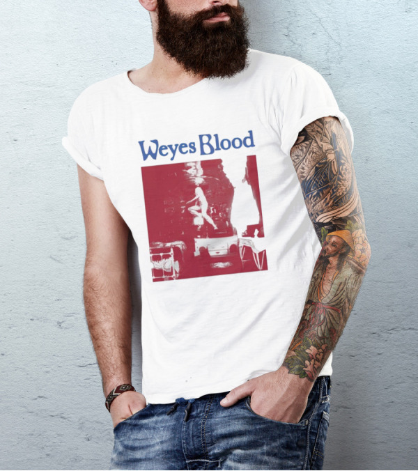 Weyes Blood Titanic Rising Red Silhouette Album T-Shirt