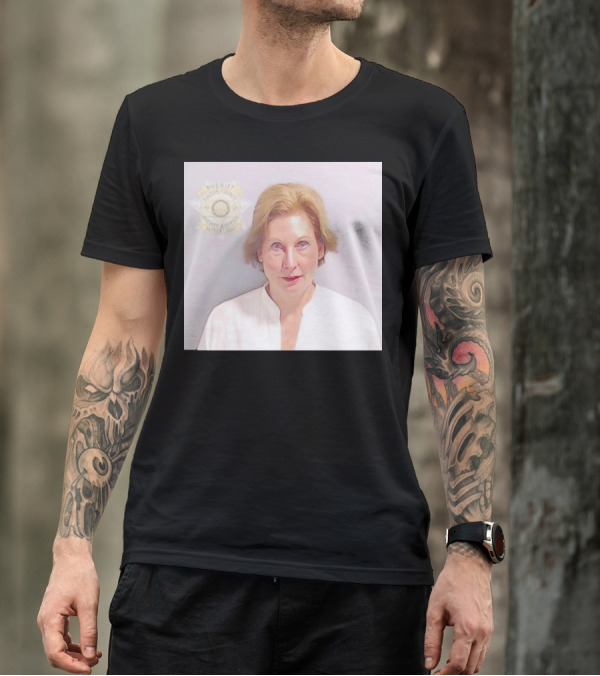 Sidney Powell Mugshot Fulton County Sheriff Badge T-Shirt