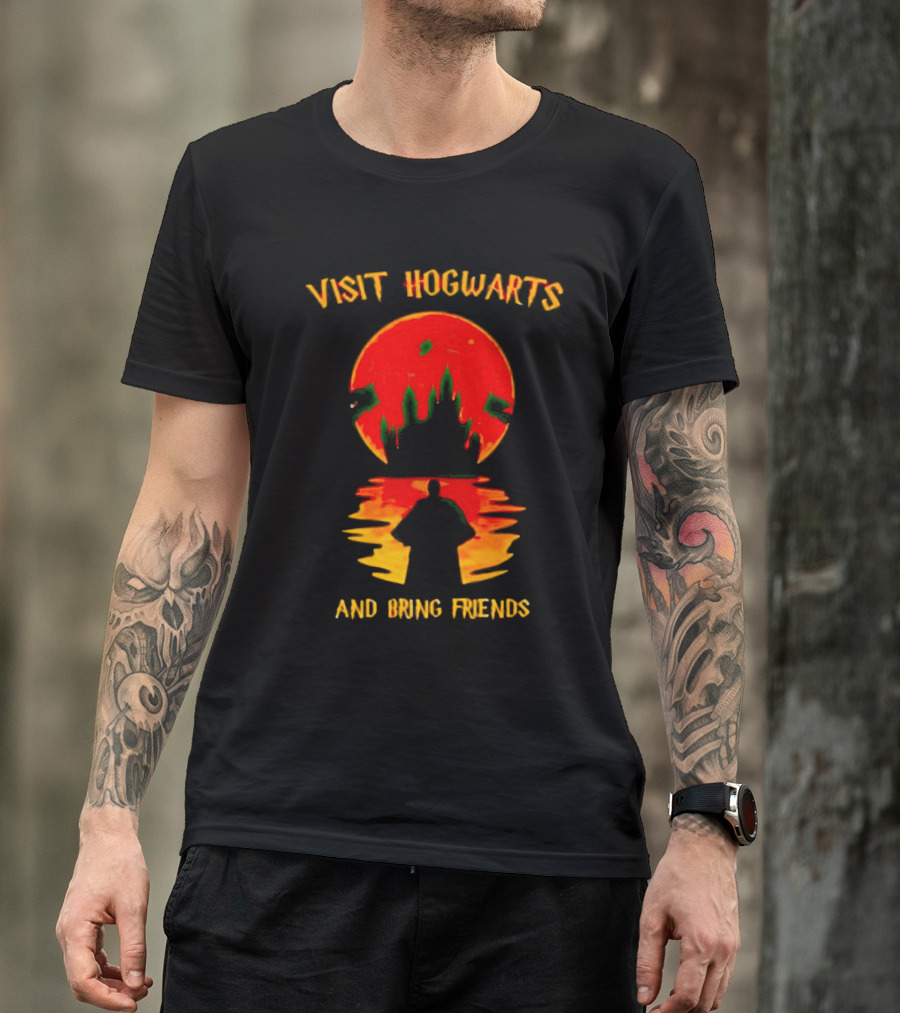 Visit Hogwarts And Bring Friends With Spooky Halloween Shadows T-Shirt
