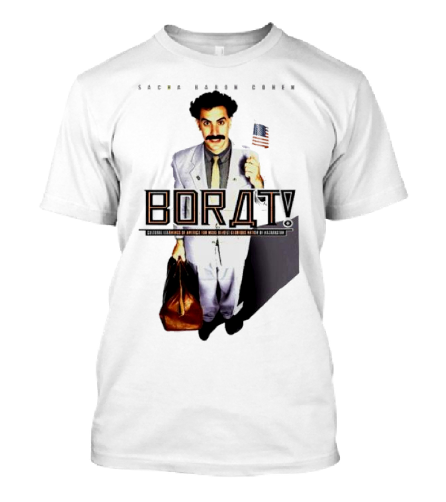 Sacha Baron Cohen Borat Cultural Learnings Of America Kazakhstan Iconic Image T-Shirt