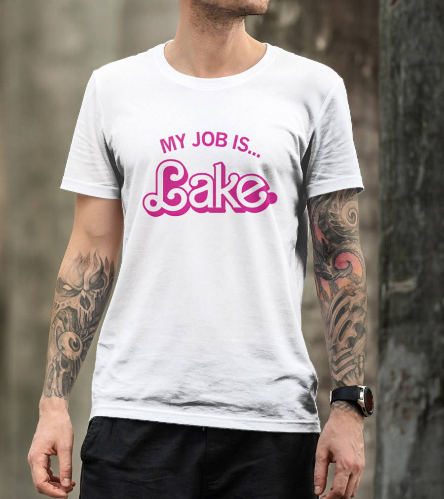 My Job Is Bake Barbie Style Retro T-Shirt