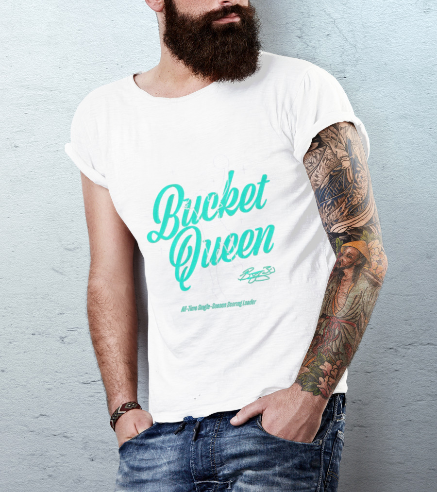 Breanna Stewart Bucket Queen All-Time Single-Season Scoring Leader T-Shirt