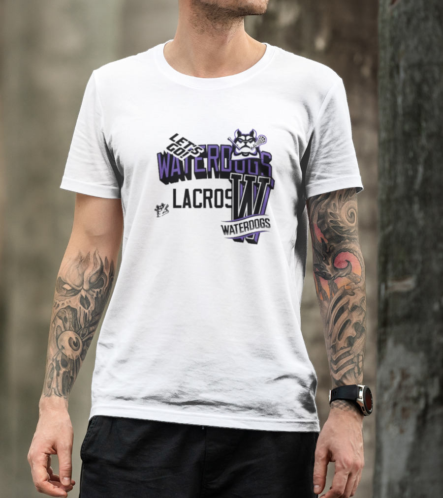 Premier Lacrosse League Waterdogs Let's Go Waterdogs LAX W T-Shirt