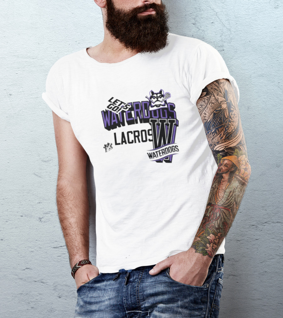 Premier Lacrosse League Waterdogs Let's Go Waterdogs LAX W T-Shirt