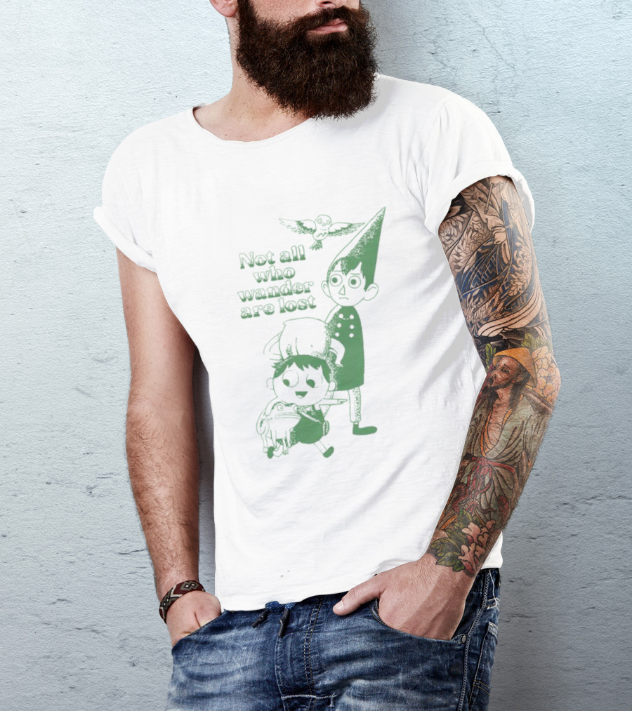Not All Who Wander Are Lost Over The Garden Wall Characters Frog Bird T-Shirt