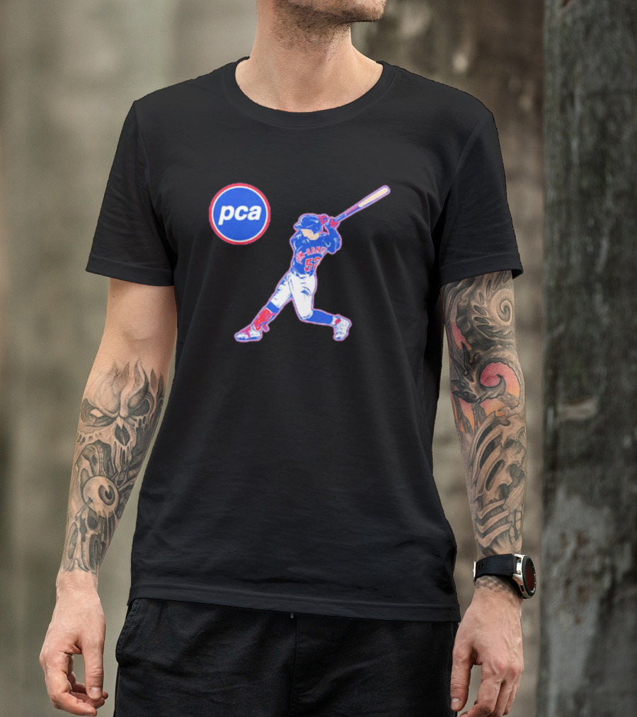 PCA Baseball Pete Crow-Armstrong Swinging Batter Number 52 T-Shirt
