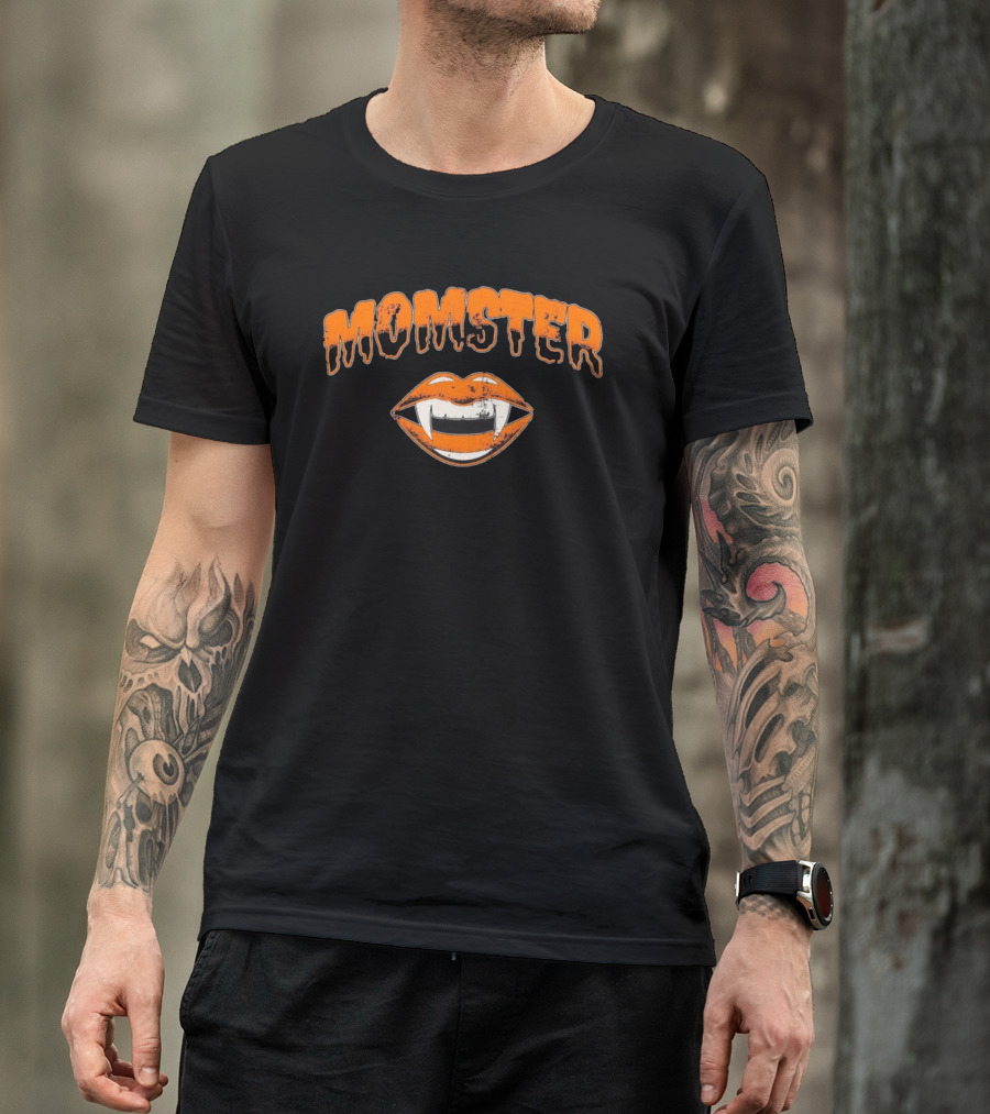 Momster Vampire Lips Halloween Fang T-Shirt