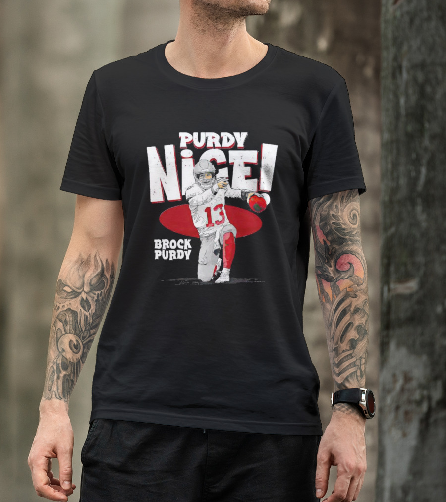 Brock Purdy San Francisco Purdy Nice 13 Football Player Recognition T-Shirt