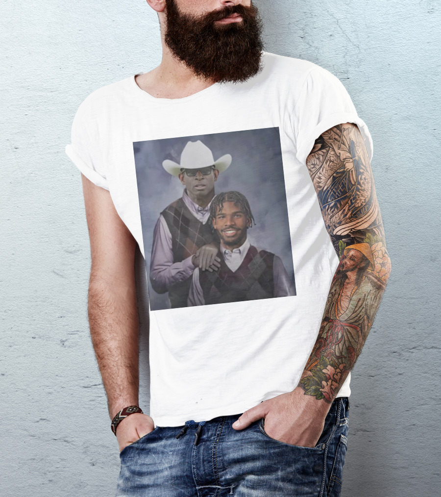 Deion Sanders And Shedeur Sanders Step Brothers Cowpoke T-Shirt