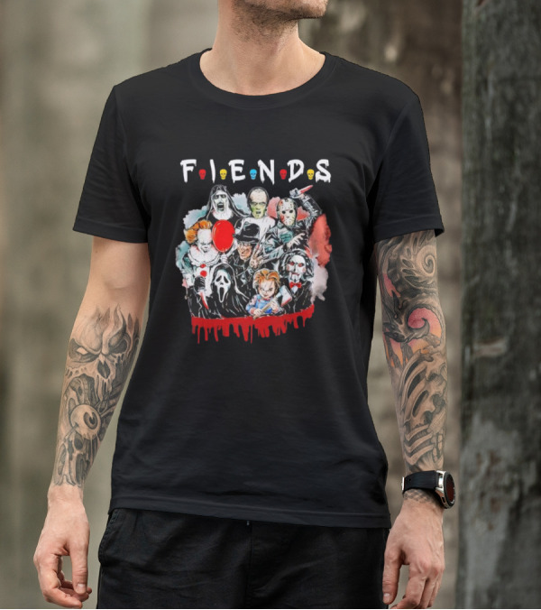 FIENDS Horror Characters Friends T-Shirt
