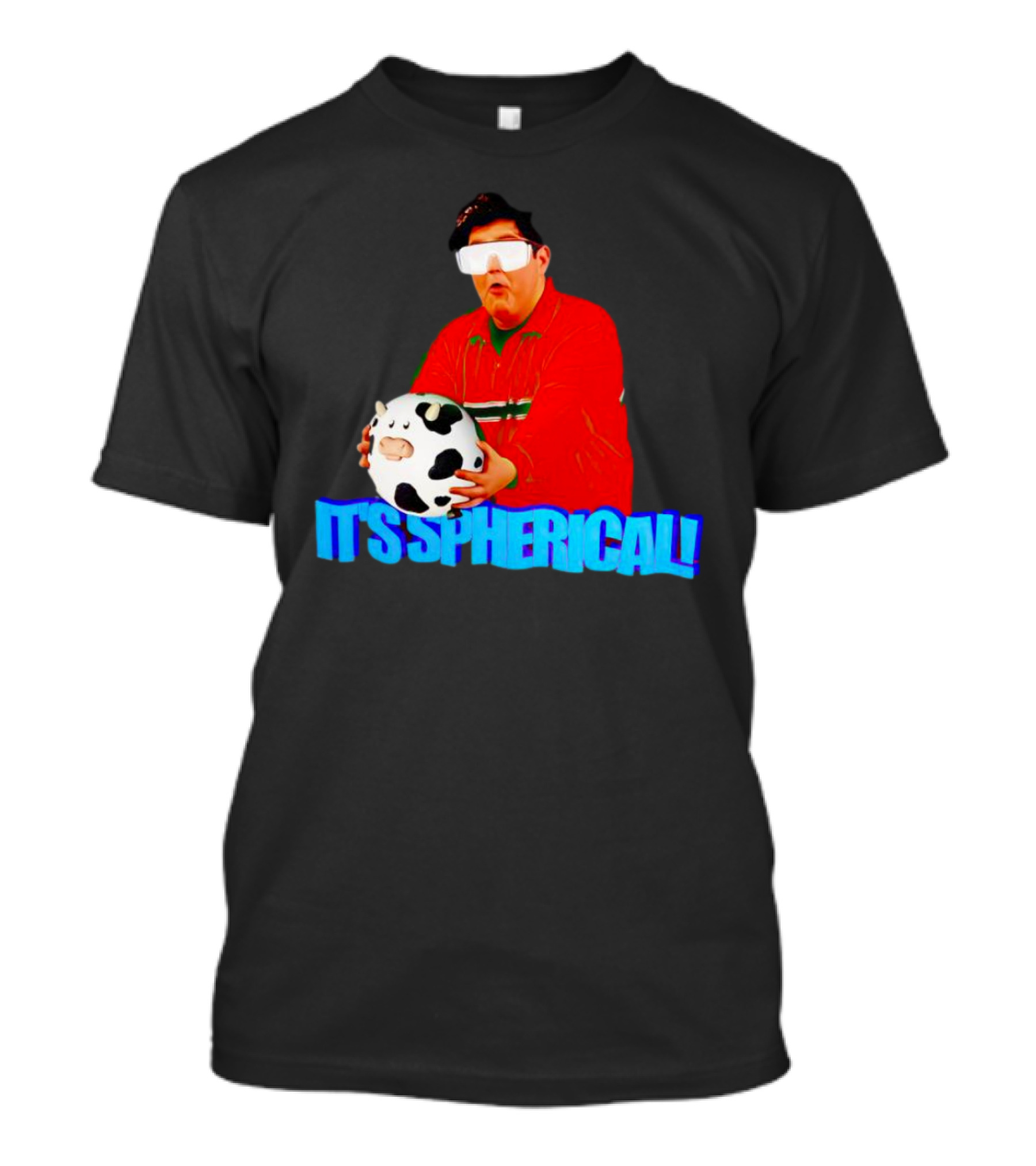 It's Spherical Dairy Cow Retro Glasses T-Shirt