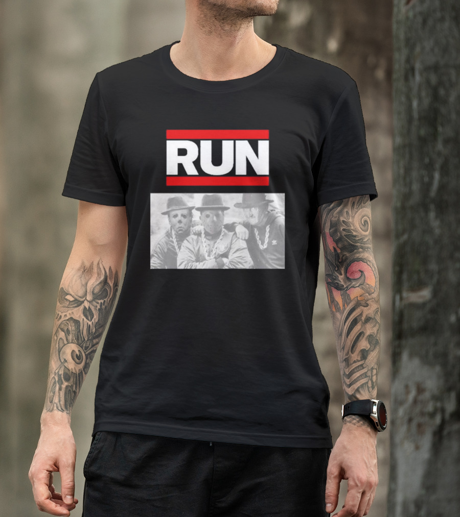 RUN DMC Jason Mask Horror Squad T-Shirt