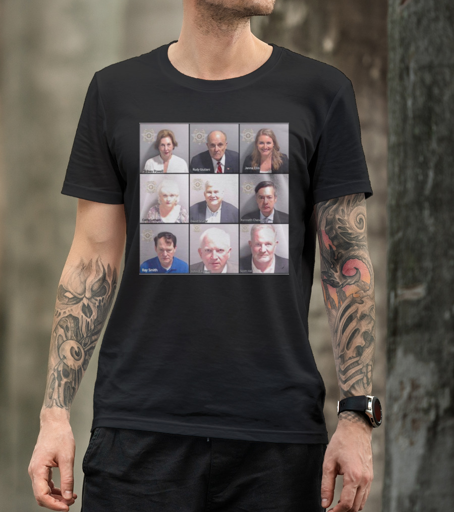 Sidney Powell Rudy Giuliani Jenna Ellis Mugshots T-Shirt