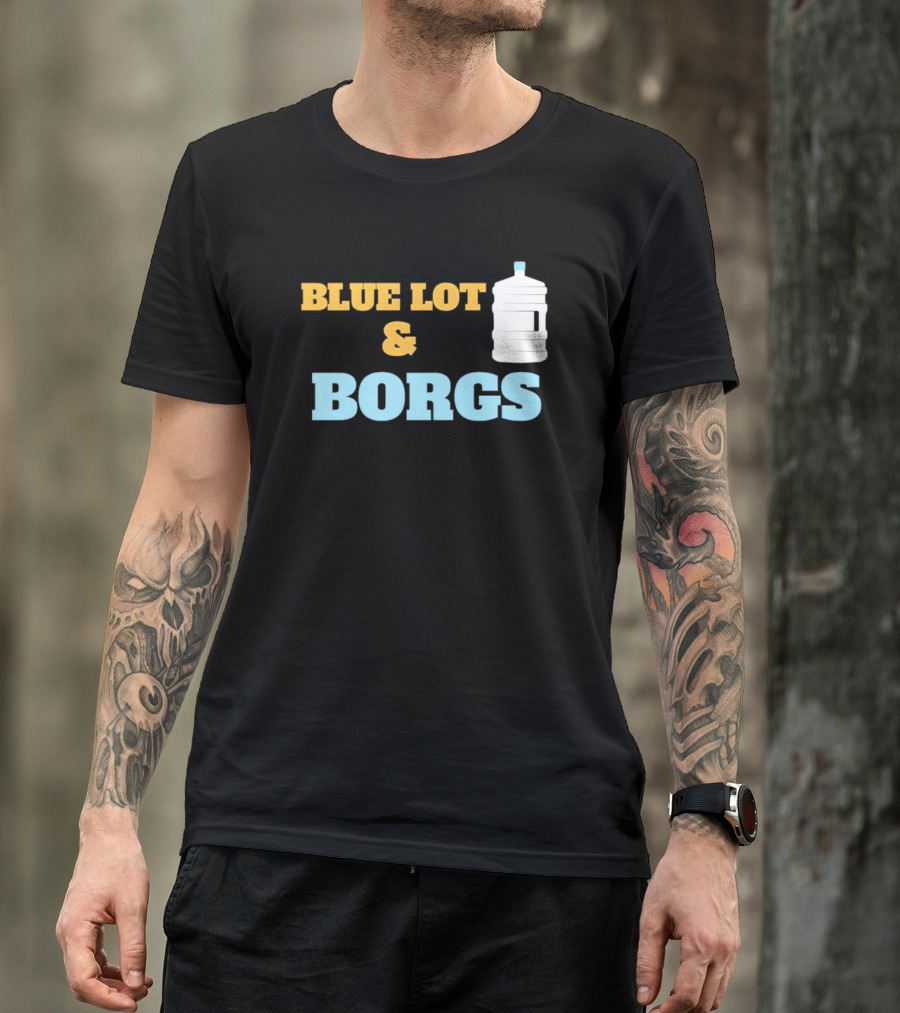 Blue Lot And Borgs Party Gallon T-Shirt