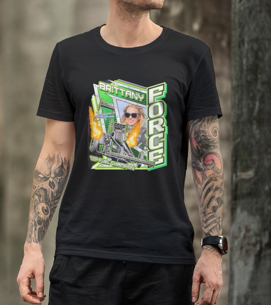 Brittany Force Top Fuel Champion Signature Racing T-Shirt