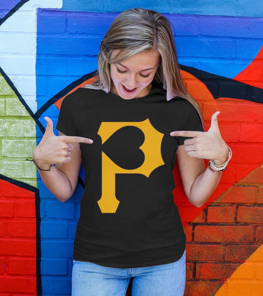 Heart Of Pittsburgh Pirates 'P' T-Shirt